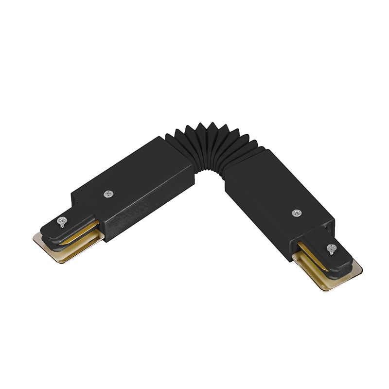 1-PHASEN SCHIENE | FLEXIBLER VERBINDER | SCHWARZ