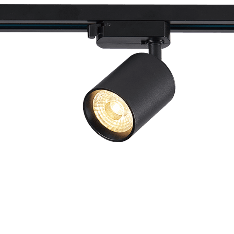 1-PHASEN SCHIENENSPOT | PANDO | 10W | SCHWARZ | 2700K