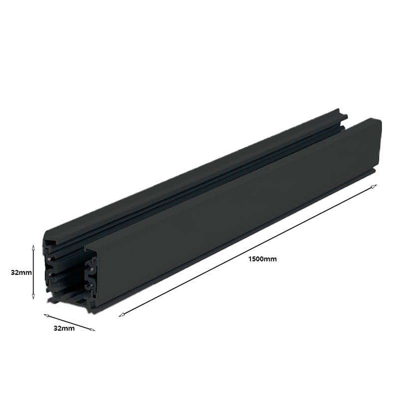 3-PHASEN-SCHIENE | 150CM | SCHWARZ