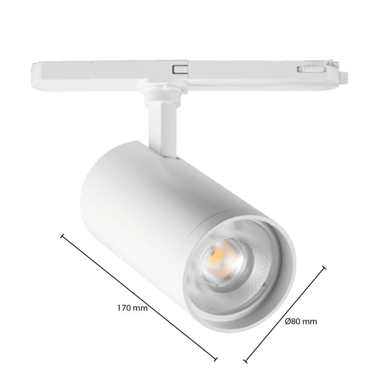 3-PHASEN RAILSPOT 30W WEISSES POWERGEAR