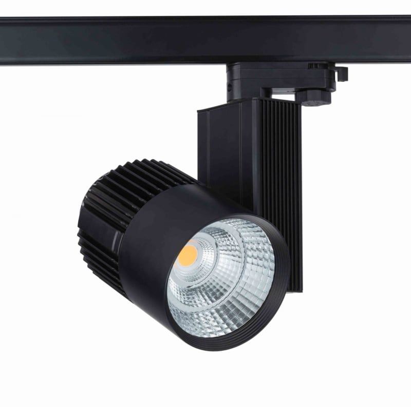 3-PHASEN RAILSPOT 50W CRI&gt;95 SCHWARZ