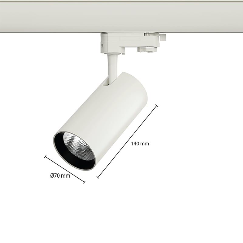 3-PHASEN RAILSPOT ELARA 10W WEISS