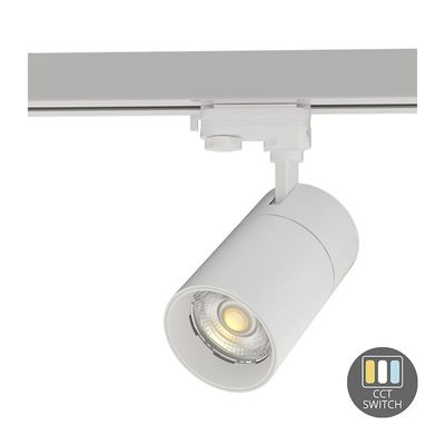 3-PHASEN SCHIENENSPOT | 20W | WEISS | DIMMBAR | CCT-SCHALTER 3-PHASEN SCHIENENSPOT | 20W | WEISS | DIMMBAR | CCT-SCHALTER