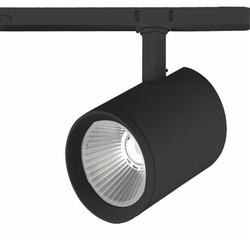 3-PHASEN SCHIENENSTRAHLER 38° SCHWARZ 40 WATT DIMMBAR CRI&gt;97