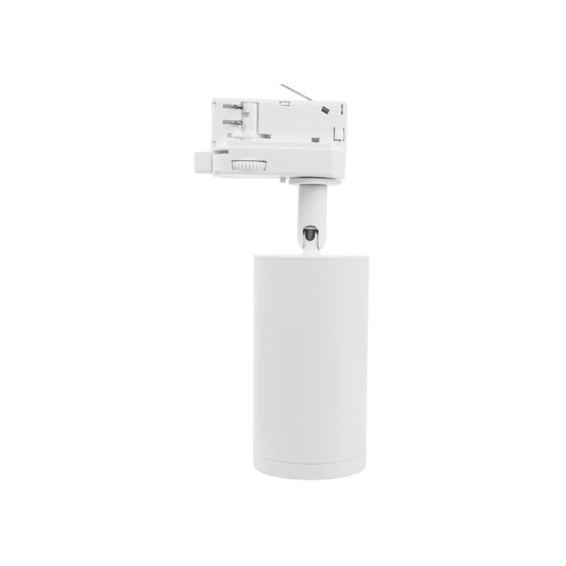 3-PHASEN SCHIENENLEUCHTE MIT FEDER GU10 WEISS