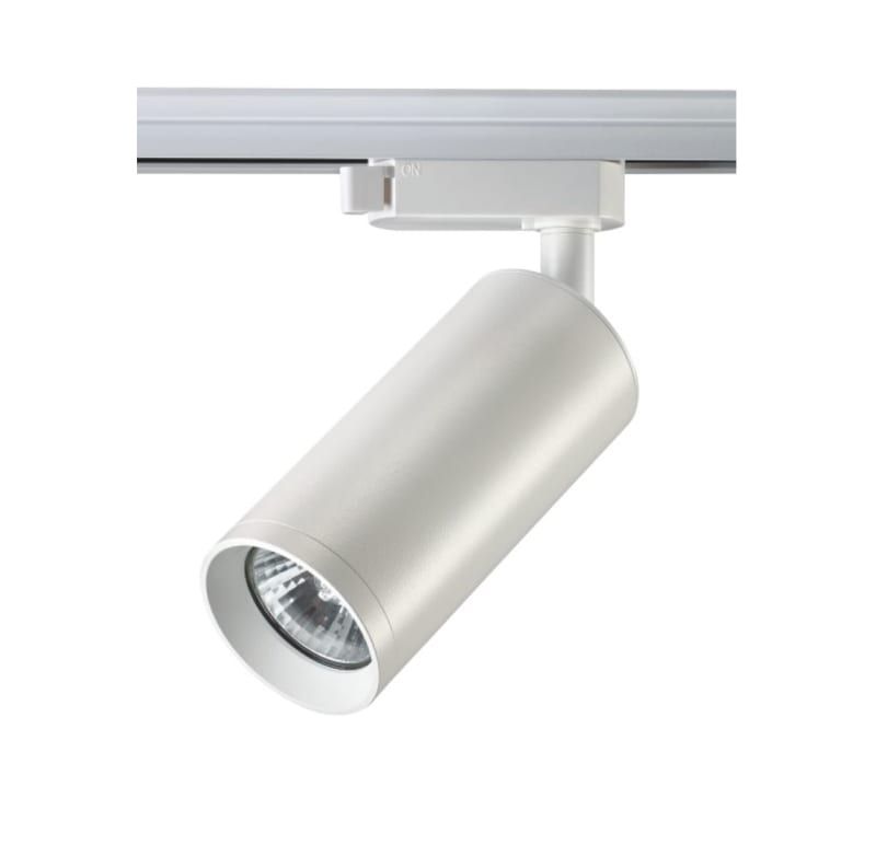 3-PHASEN SCHIENENLEUCHTE MIT FEDER GU10 WEISS