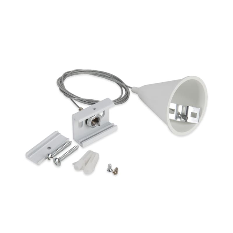 ANHÄNGER-SET | 3 METER | WEISS | FÜR 3-PHASEN-SCHIENEN
