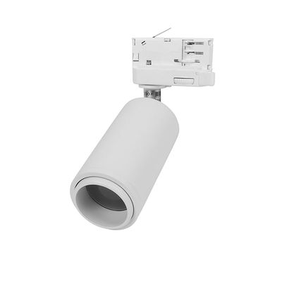 3-PHASEN SCHIENENLEUCHTE WEISS GU10 MIT VERSTELLBARER LINSE 3-PHASEN SCHIENENLEUCHTE WEISS GU10 MIT VERSTELLBARER LINSE