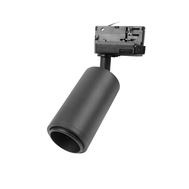 3-PHASEN SCHIENENLEUCHTE OBERON SCHWARZ GU10 ZOOMBAR
