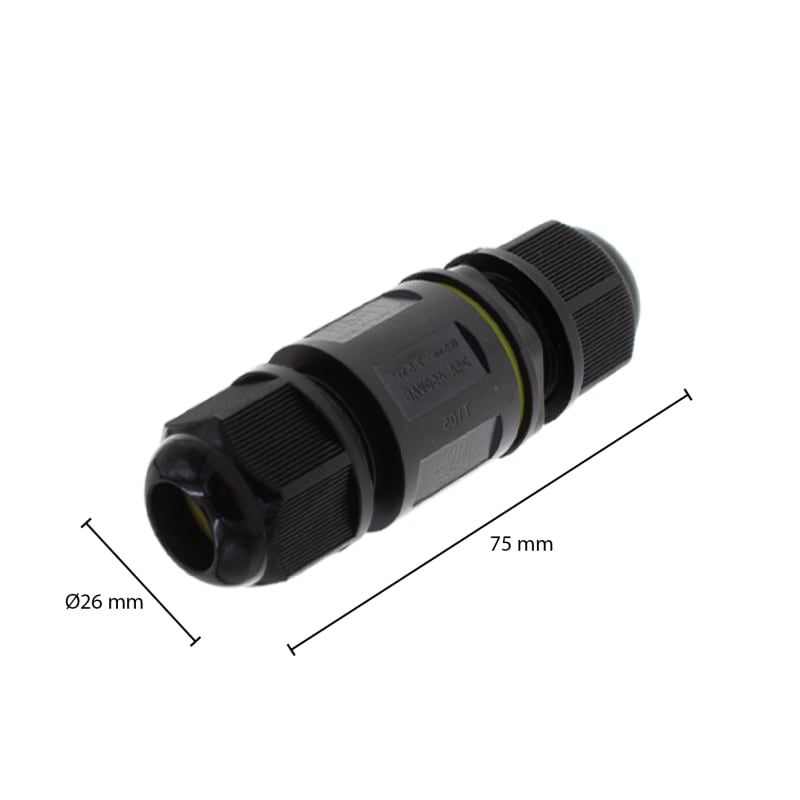 3 PIN | I WASSERDICHTER MINI-SCHNELLVERBINDER | IP68 | 4-8MM