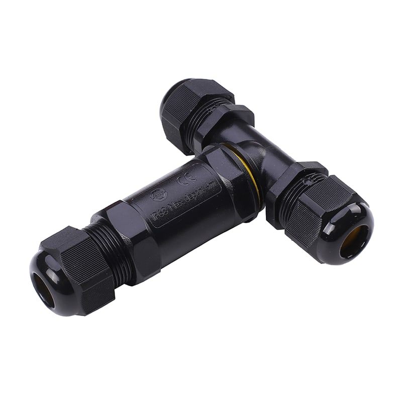5 PIN | WASSERDICHTER T-VERBINDER | IP68 | 8-12MM