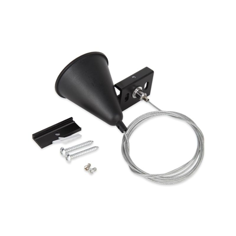 ANHÄNGER-SET | 3 METER | SCHWARZ | FÜR 3-PHASEN-SCHIENEN