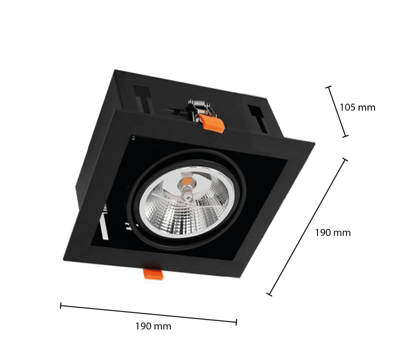 AR111 EINZELNE FIXTURE PASITHEE SCHWARZ