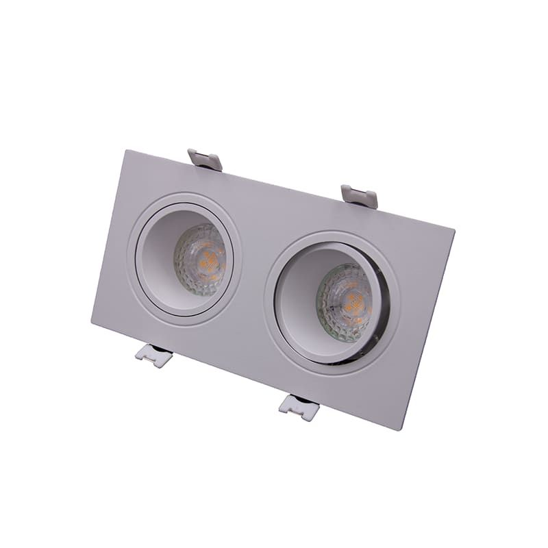 DUO GU10 LEUCHTE GREIP WEISS