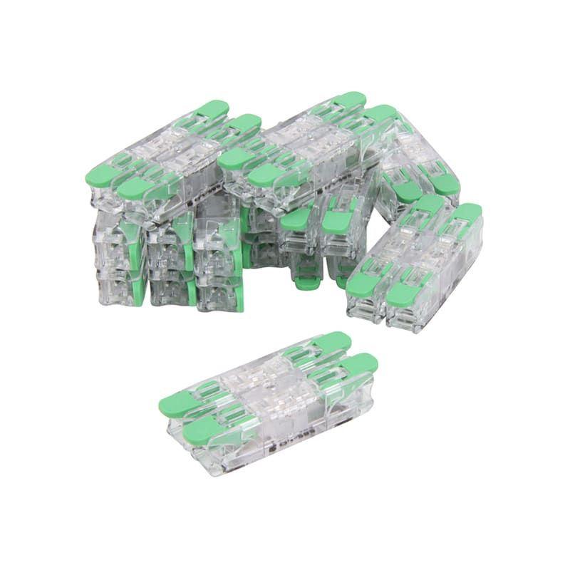 DURCHGANGSKLEMME UNIVERSAL | 2 DRÄHTE | 0,2–4,0 mm² | PRO 50 STÜCK