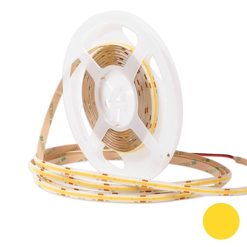 COB-LED-STREIFEN | 24V | IP65 | 5M | 10W/M | 3000K