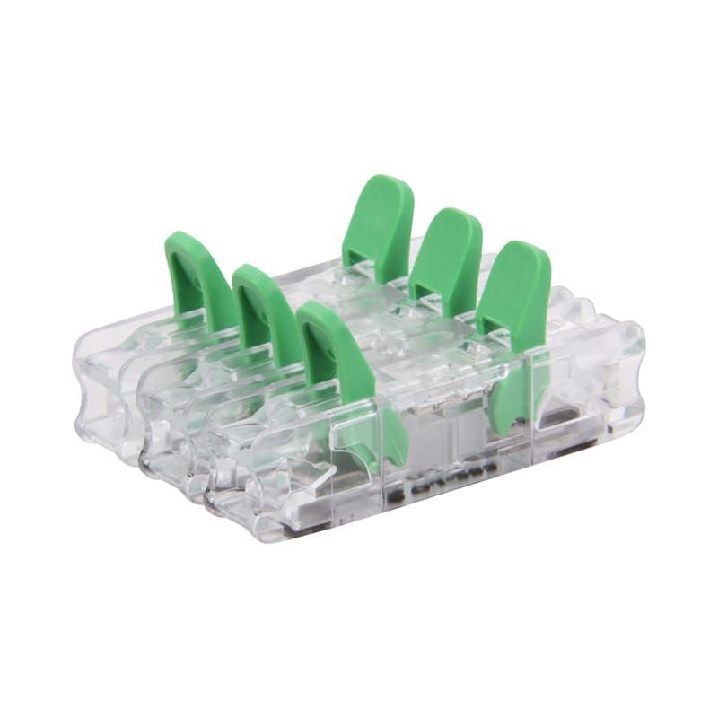 DURCHGANGSKLEMME | UNIVERSAL | 3 DRÄHTE | 0,2–4,0 mm² | PRO 25 STÜCK