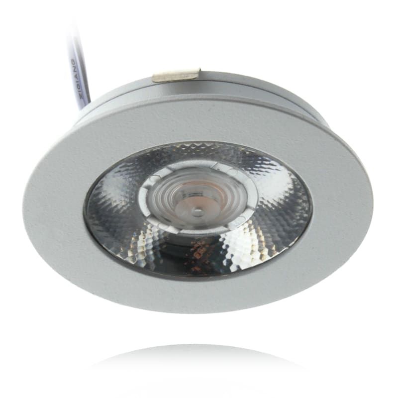 ECODIM ED-10044 | LED-MÖBELSTRAHLER | GERINGE EINBAUTIEFEN | IP54 | WARMWEISS | RUND | WEISS | 55MM