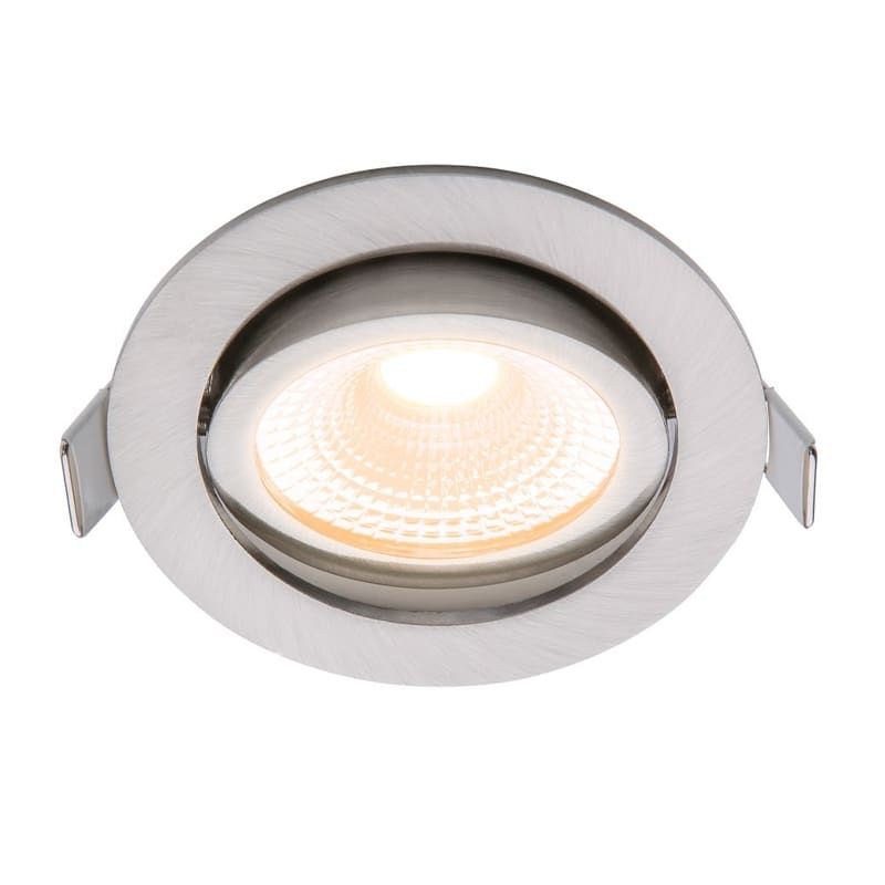 ECODIM ED-10024 | LED-EINBAUSTRAHLER | GERINGE EINBAUTIEFEN | IP54 | DIM2WARM | RUND | GEB. NICKEL | 75MM