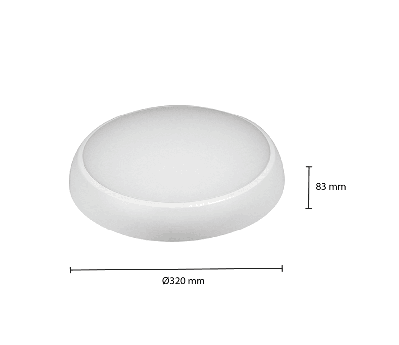 DECKENLEUCHTE | NESO | NOTLICHT | IP54 | 13W | CCT-SCHALTER