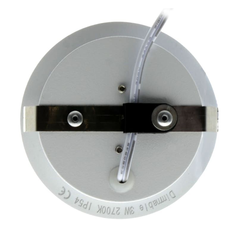 ECODIM ED-10044 | LED-MÖBELSTRAHLER | GERINGE EINBAUTIEFEN | IP54 | WARMWEISS | RUND | WEISS | 55MM