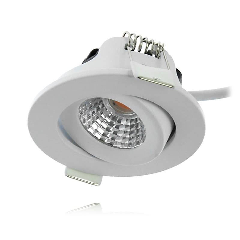 ECODIM ED-10058 | LED-EINBAUSTRAHLER | GERINGE EINBAUTIEFEN | IP54 | DIM2WARM | RUND | WEISS | 55MM