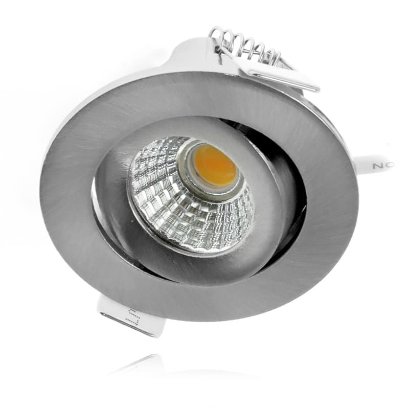 ECODIM ED-10059 | LED-EINBAUSTRAHLER | GERINGE EINBAUTIEFEN | IP54 | DIM2WARM | RUND | GEB. NICKEL | 55MM