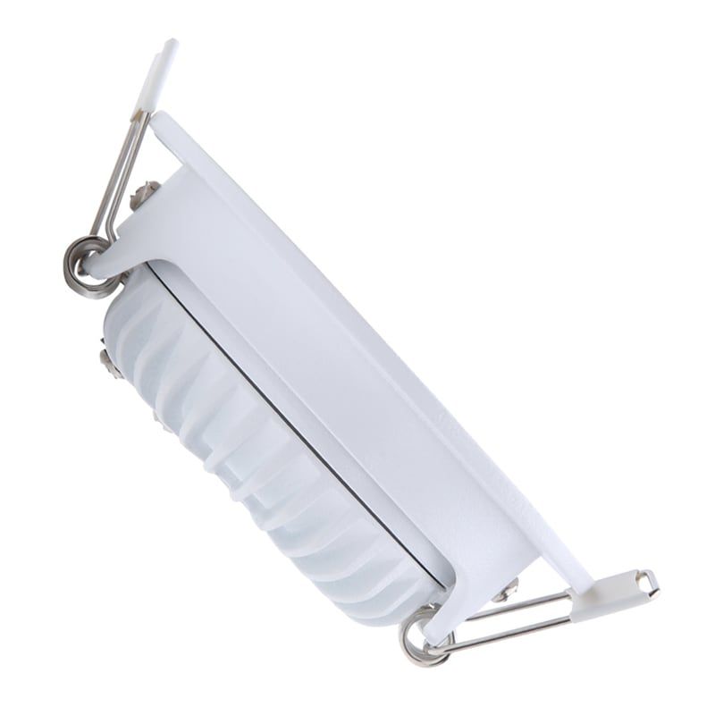 ECODIM ED-10025 | LED-EINBAUSTRAHLER | GERINGE EINBAUTIEFEN | IP54 | DIM2WARM | QUADRATISCH | WEISS | 75MM