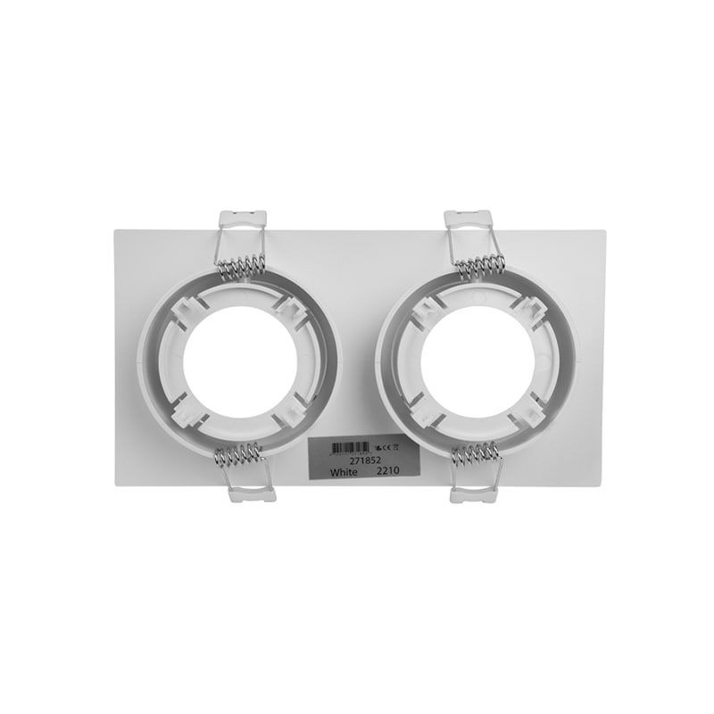 DUO GU10 LEUCHTE GREIP WEISS