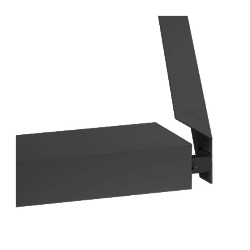 AUFPUTZ-KLICKRAHMEN | 120X30 | SCHWARZ | HINTER- UND SEITLICH BELEUCHTET