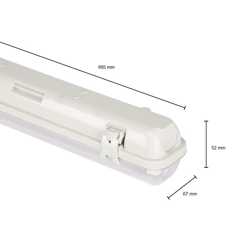 IP65-LEUCHTE | PORTIA | 60CM | 1 ROHR (SMART)