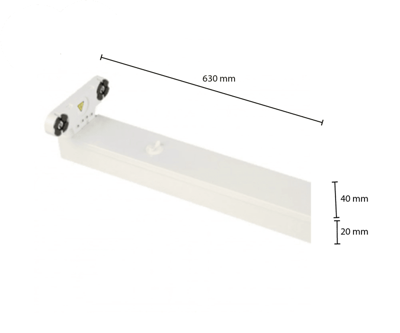 IP22-LEUCHTE SYCO 2 TL-TUBE 60CM