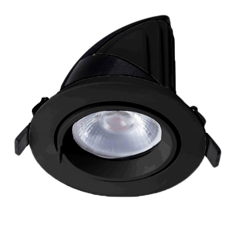 LED-DOWNLIGHT | KIPPBAR | Ø145 | 30W | SCHWARZ | CCT-SCHALTER
