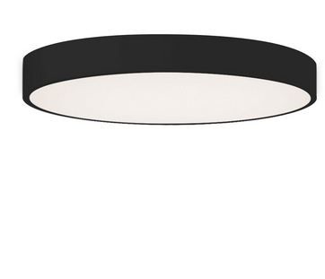 LED Deckenleuchte UGR<19 2H, schwarz, 40W|50W, IP42, DN600, ColorSwitch 2700|3000|4000K, dimmbar