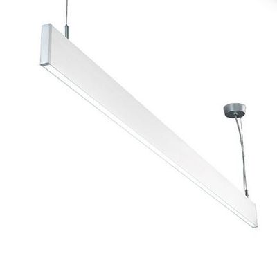 LED Hängeleuchte Linear Up&amp;Down 600, 25W, prismatisch, linear- u. 90° verbindbar, weiß, warmweiß