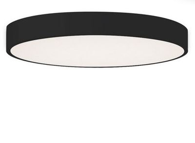 LED Deckenleuchte UGR<19 2H, schwarz, 60W|70W, IP42, DN800, ColorSwitch 2700|3000|4000K, dimmbar