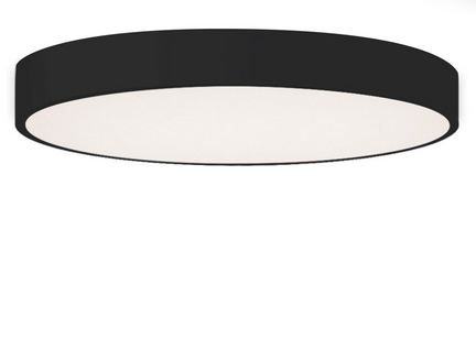 LED Deckenleuchte UGR<19 2H, schwarz, 60W|70W, IP42, DN800, ColorSwitch 2700|3000|4000K, dimmbar