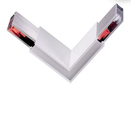 Eckverbinder 90° prismatisch für Hängeleuchte Linear Up&amp;Down, 3W, weiß, warmweiß