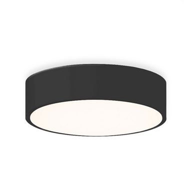 LED Deckenleuchte schwarz, 25W, rund, DN400, ColorSwitch 3000|3500|4000K, dimmbar
