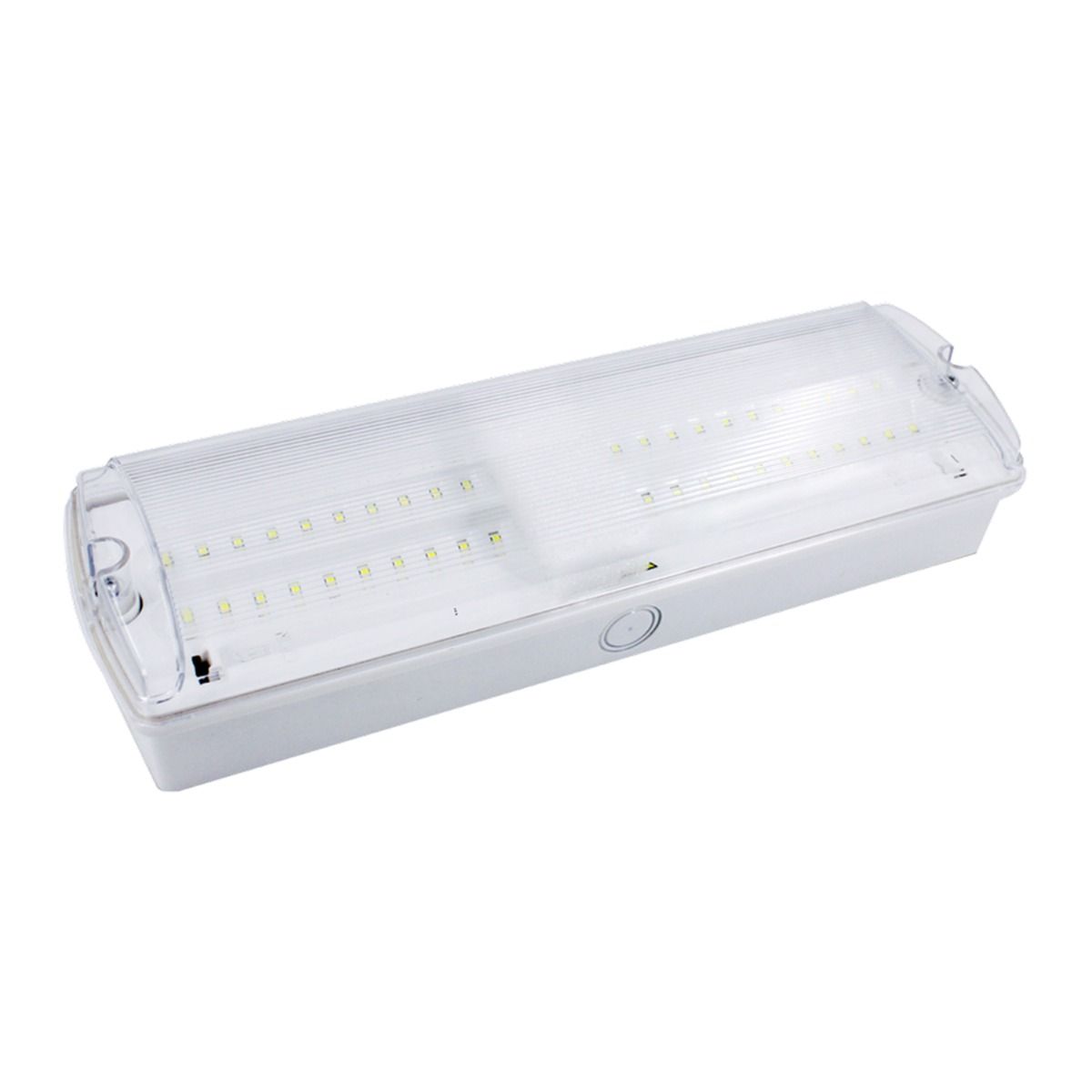 LED Emergency Bulkhead Weiß 8.5W 500lm - 865 Tageslichtweiß | 3 Stunden Notbeleuchtung - inkl. 4 directions