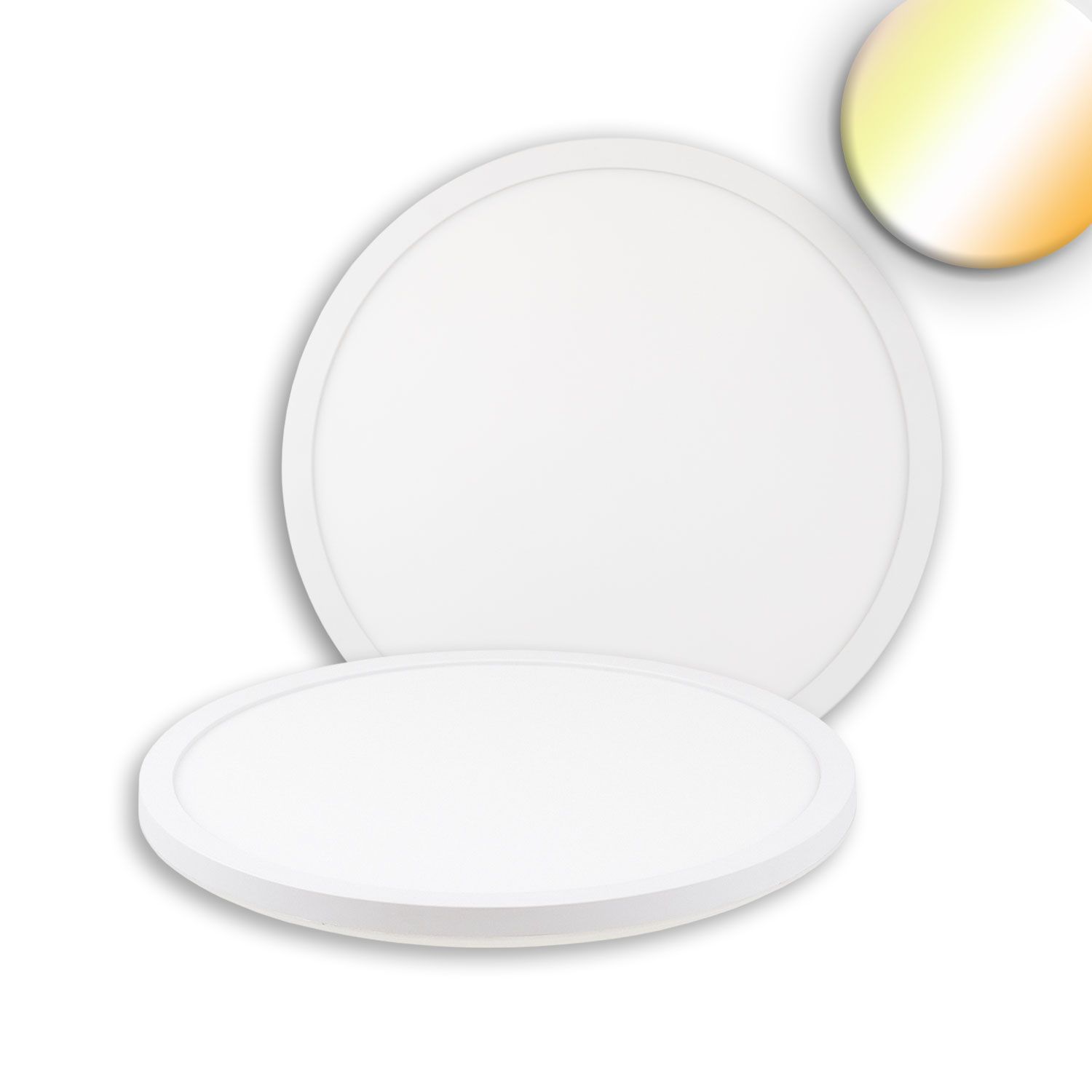 LED Deckenleuchte Slim300 PRO, 18W, weiß, rund, IP44, DN300, 3000|4000|5000K, Up&amp;Down