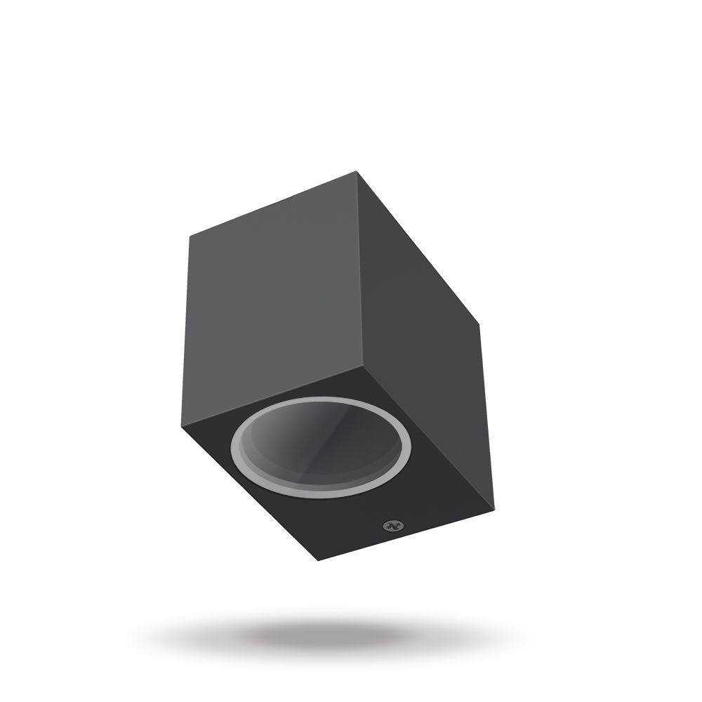 LED Wandleuchte GU10 Grau