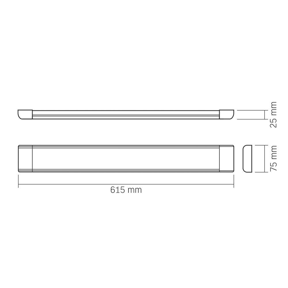 LED Batten Leuchte LED-27W-NW