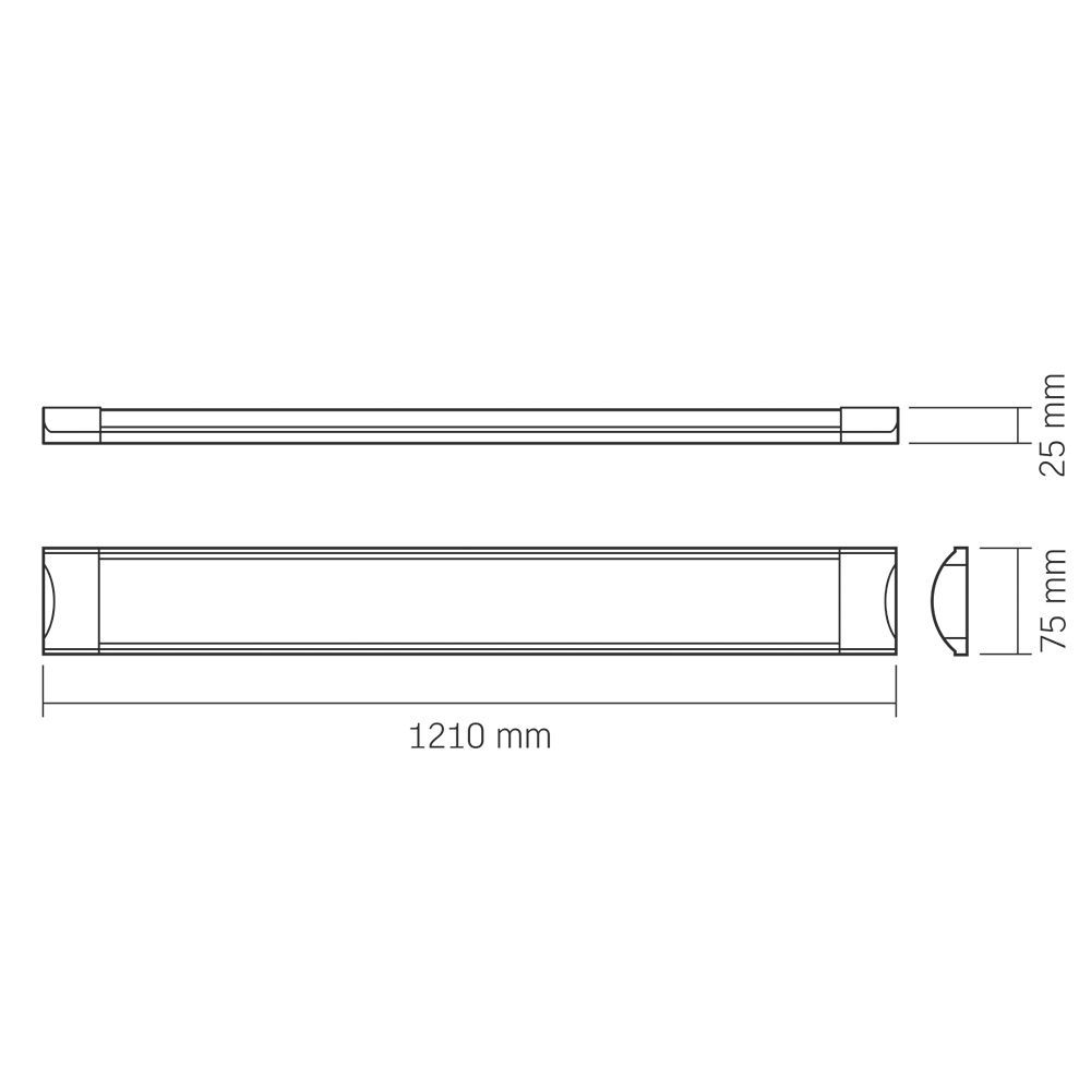 LED Batten Leuchte 36W-NW