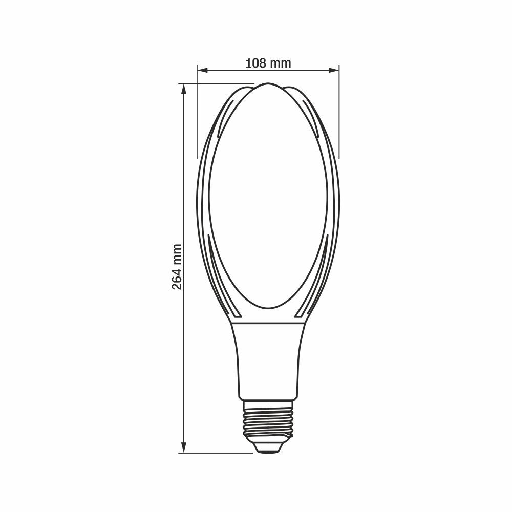 LED Bulb -E27-A108-50W-NW