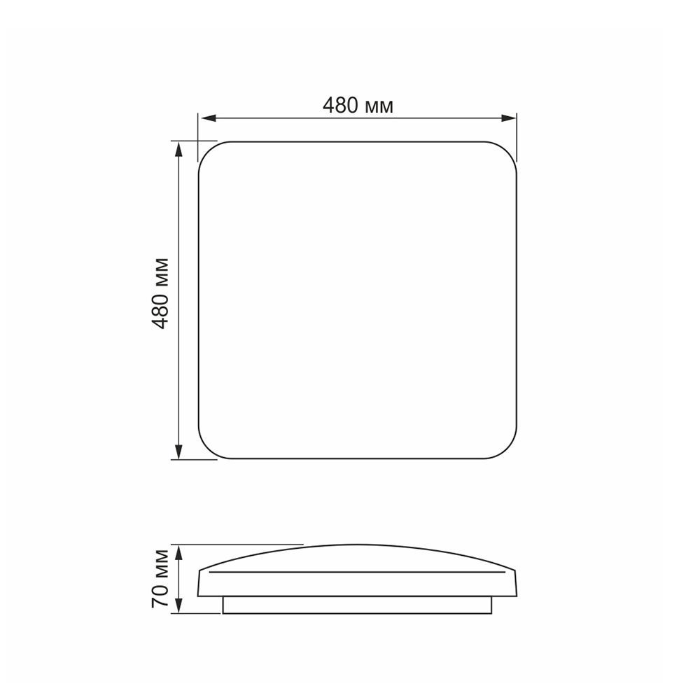 LED-Deckenleuchte 48W-NW