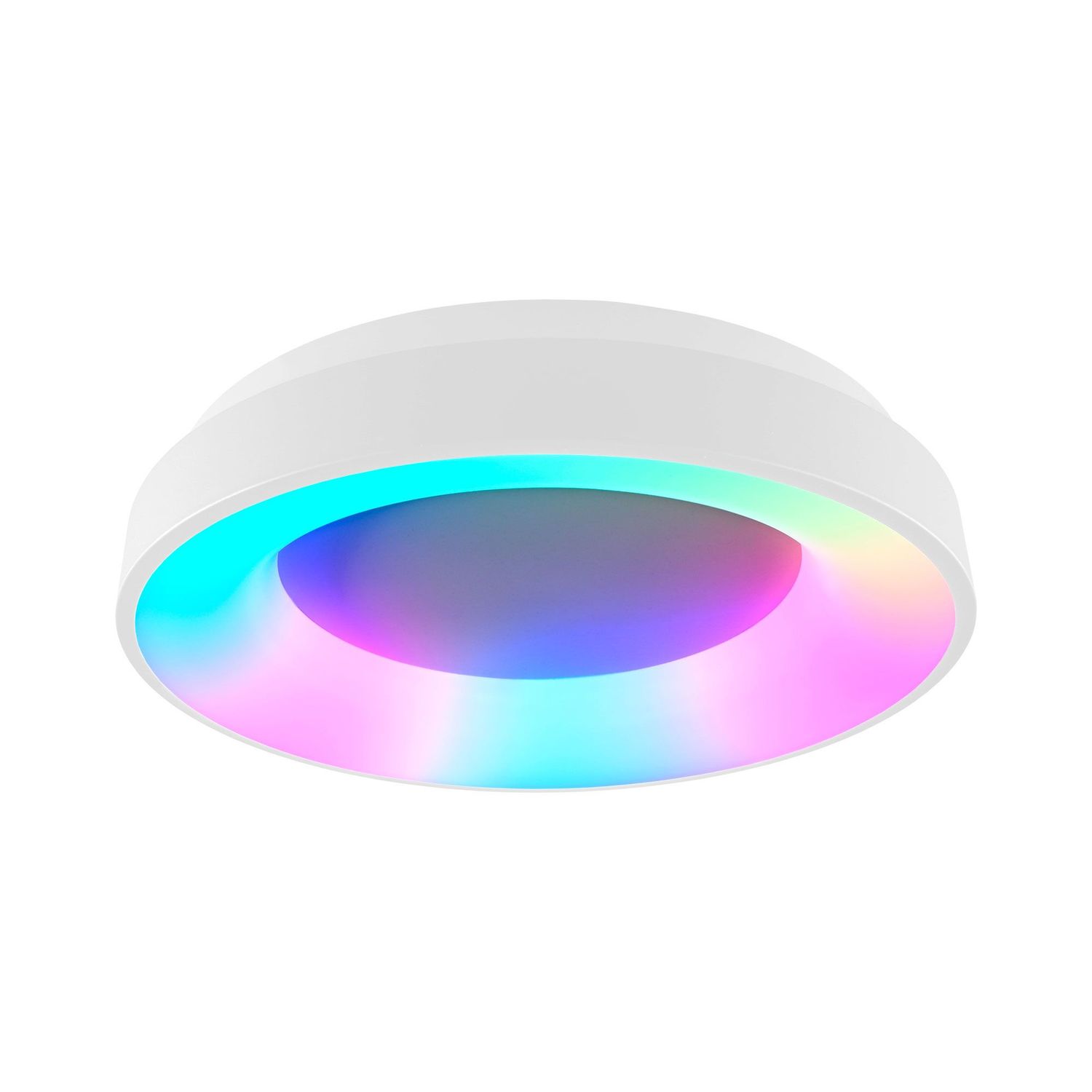 LED DIMMBARE DECKENLEUCHTE MIT FERNBEDIENUNG RGB-72W WEISS