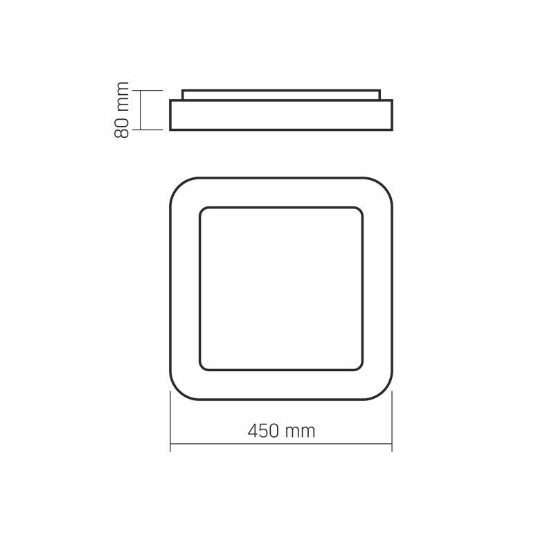 LED-Deckenleuchte SC-72W-WHITE CCT