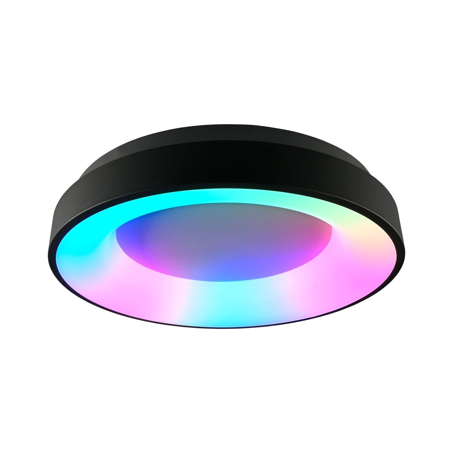 LED DIMMBARE DECKENLEUCHTE MIT FERNBEDIENUNG RGB-72W SCHWARZ