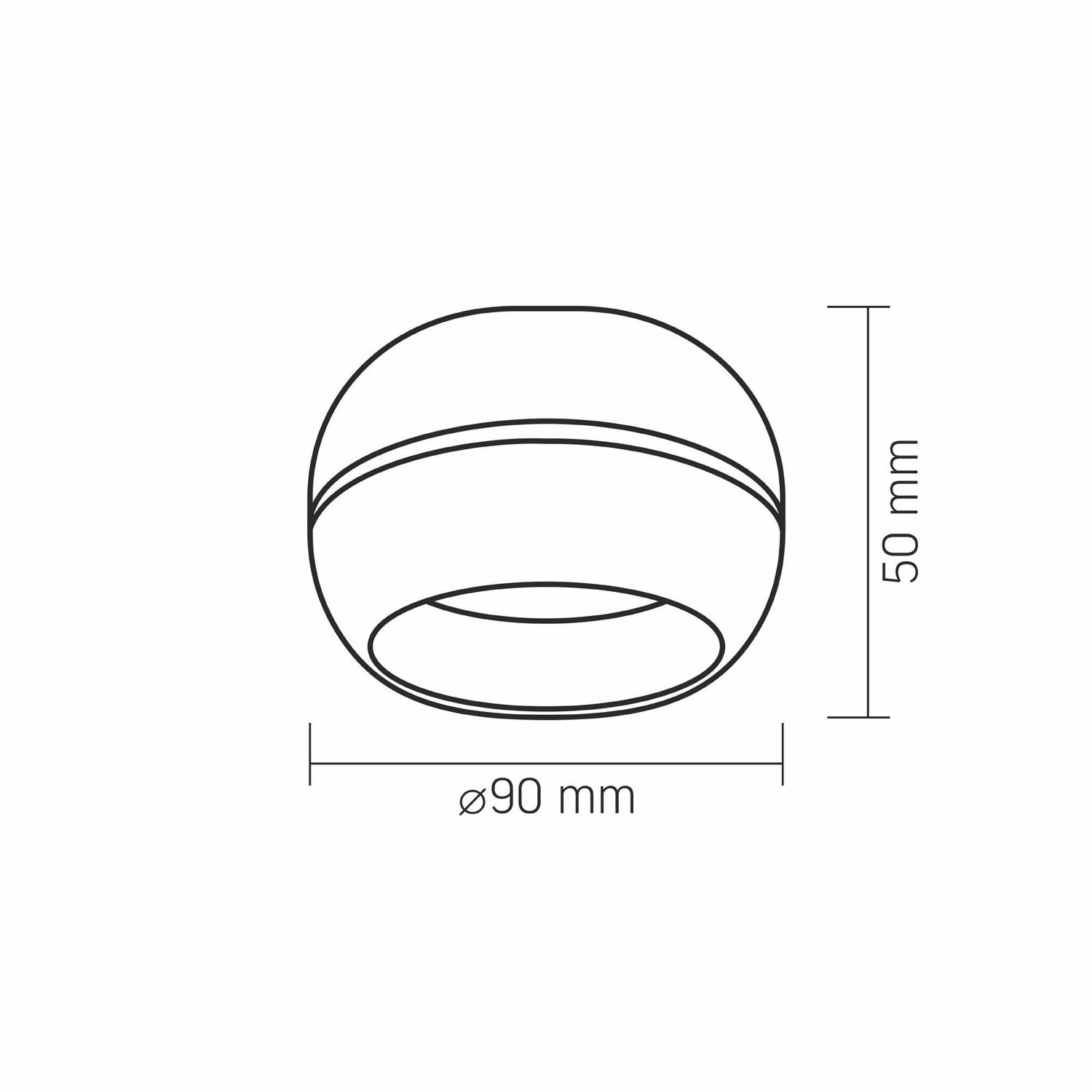 Deckenstrahler für GX53 Lampe VL-SPF16A-W